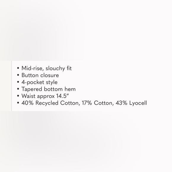 NWOT- We The Free Good Luck Mid-Rise Barrel Jeans ( RARE COLOR ) - Picture 6 of 6